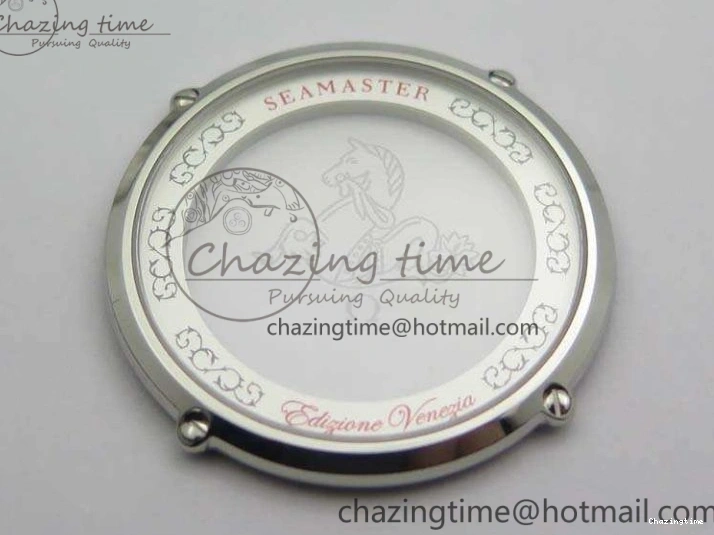 0124 AllSeason Seamaster Edizione Venezia SS Best Edition Black Dial On Leather Strap A 8122